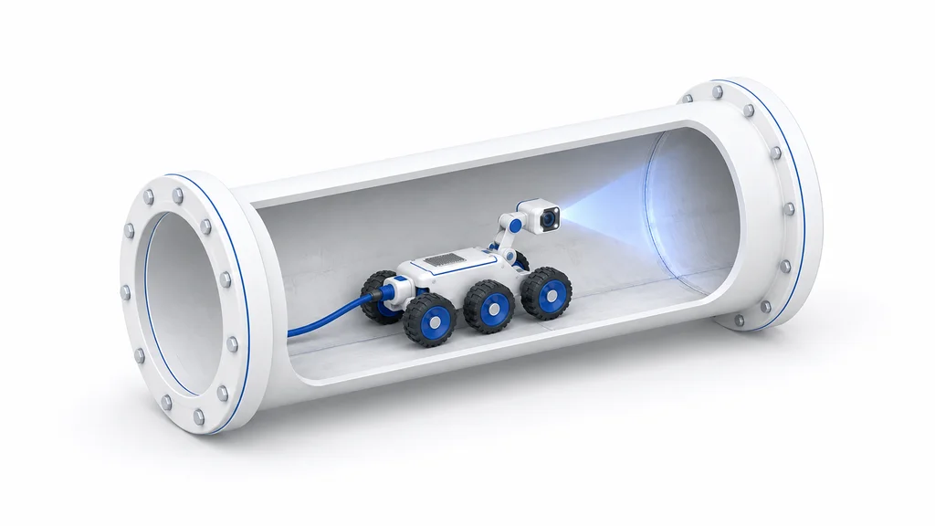 Pipe inspection illustration