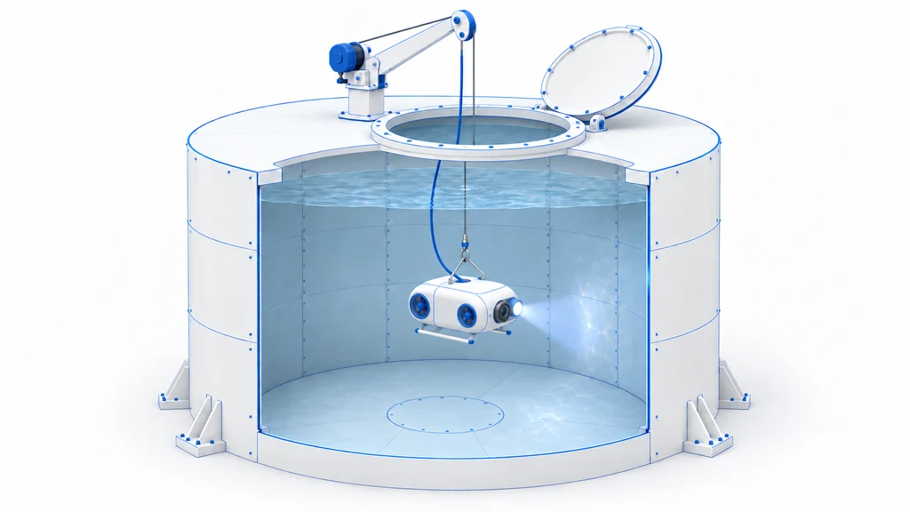 Tank inspection illustration